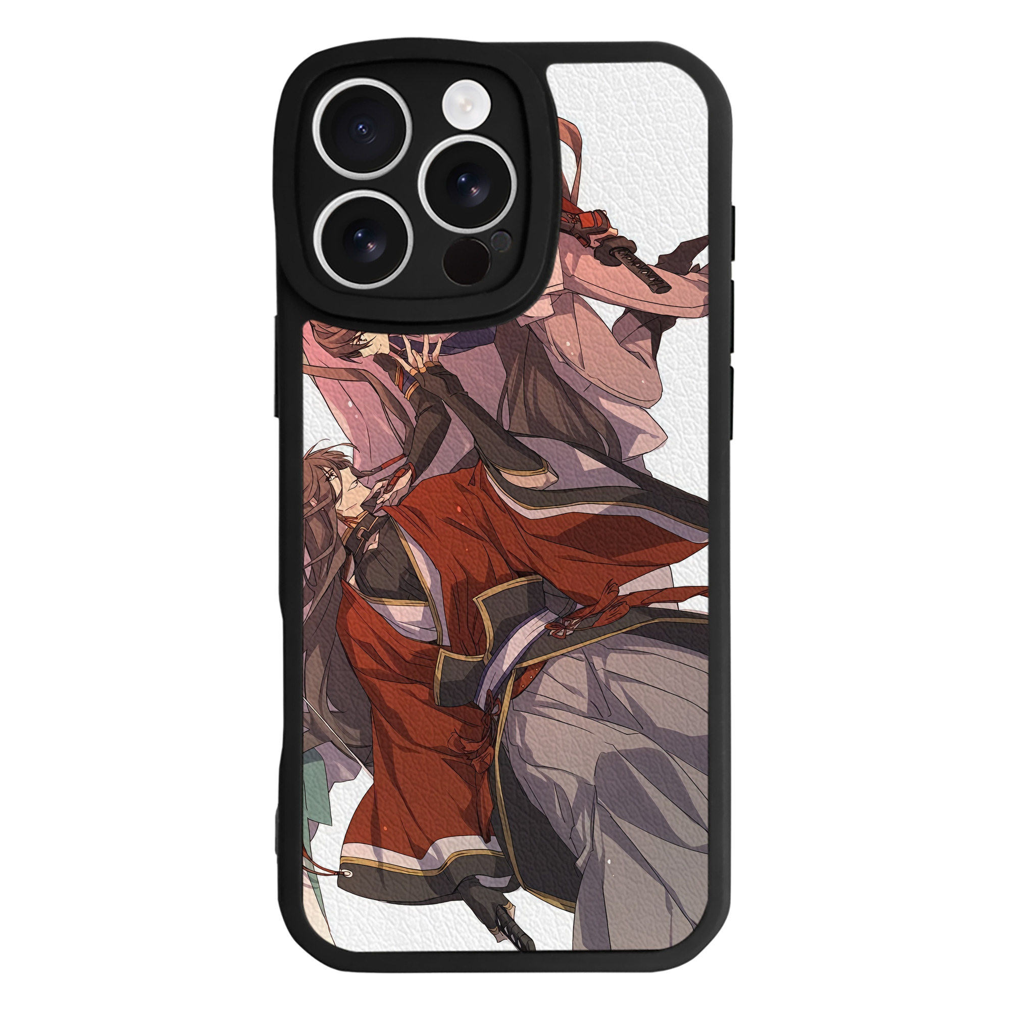 （画像用） 刀剣乱舞 Touken Ranbu 【iPhone 16シリーズ対応】シリコンスマホケース（レザー調） 材質：シリコン